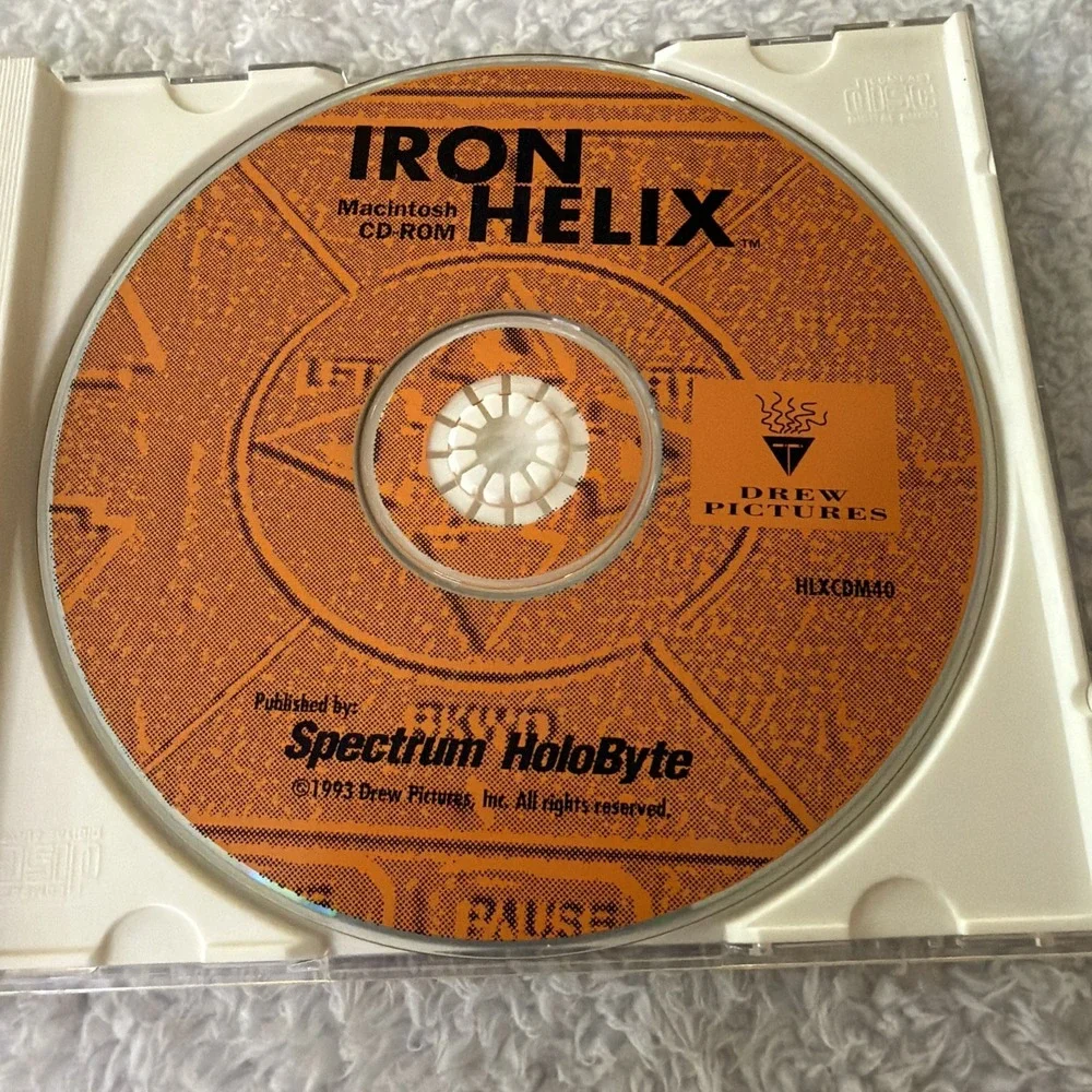 Iron Helix PC CD ROM Software 1993